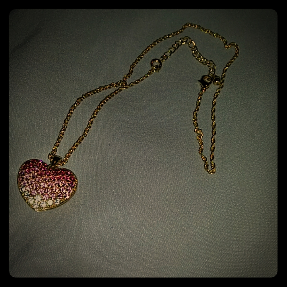 Gold-tone Heart Necklace